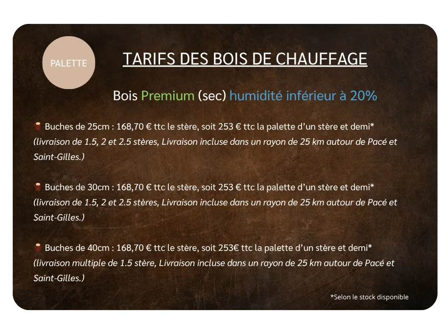 bois de chauffage chateaubourg