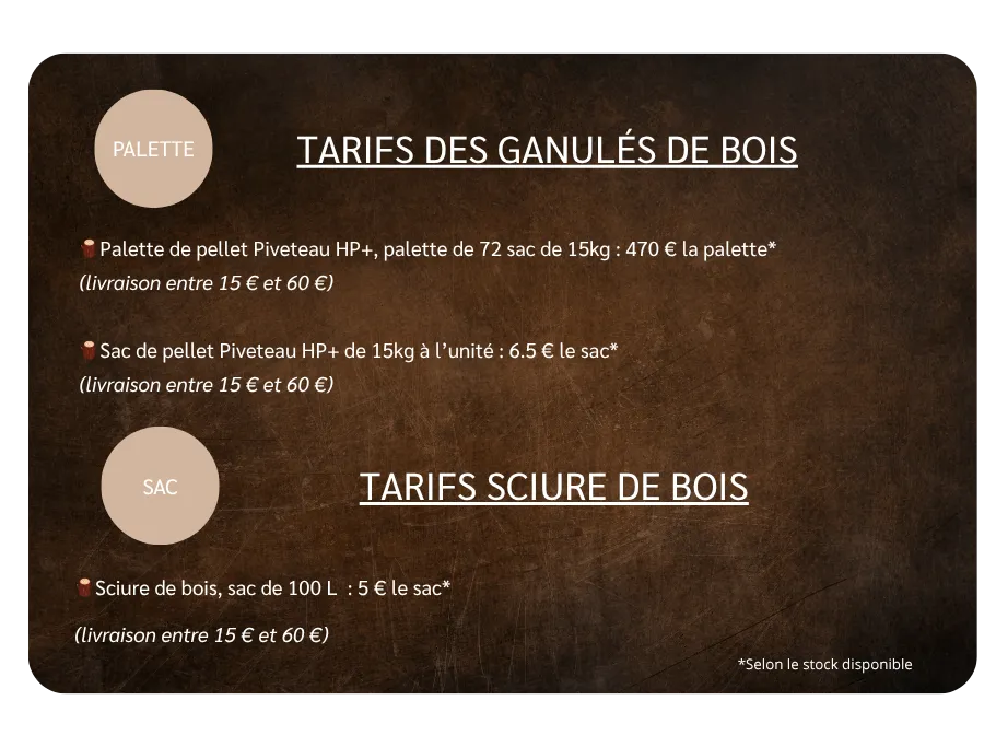 fournisseur de granules de bois betton